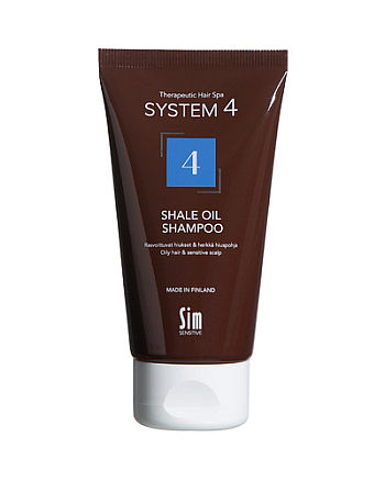 Sim Sensitive System 4 - Терапевтический шампунь №4 для очень жирной и чувствительной кожи головы 75 мл - hairs-russia.ru
